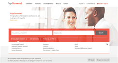 Desktop Screenshot of pagepersonnel.be