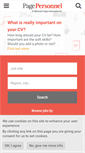 Mobile Screenshot of pagepersonnel.ch