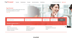 Desktop Screenshot of pagepersonnel.com.mx