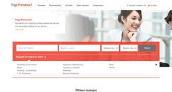 Desktop Screenshot of pagepersonnel.cl