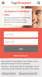 Mobile Screenshot of pagepersonnel.nl