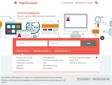 Tablet Screenshot of pagepersonnel.nl